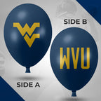 Westrick West Virginia Mountaineers Balloons – 11inch Latex, 10 Pack, Official Licensed