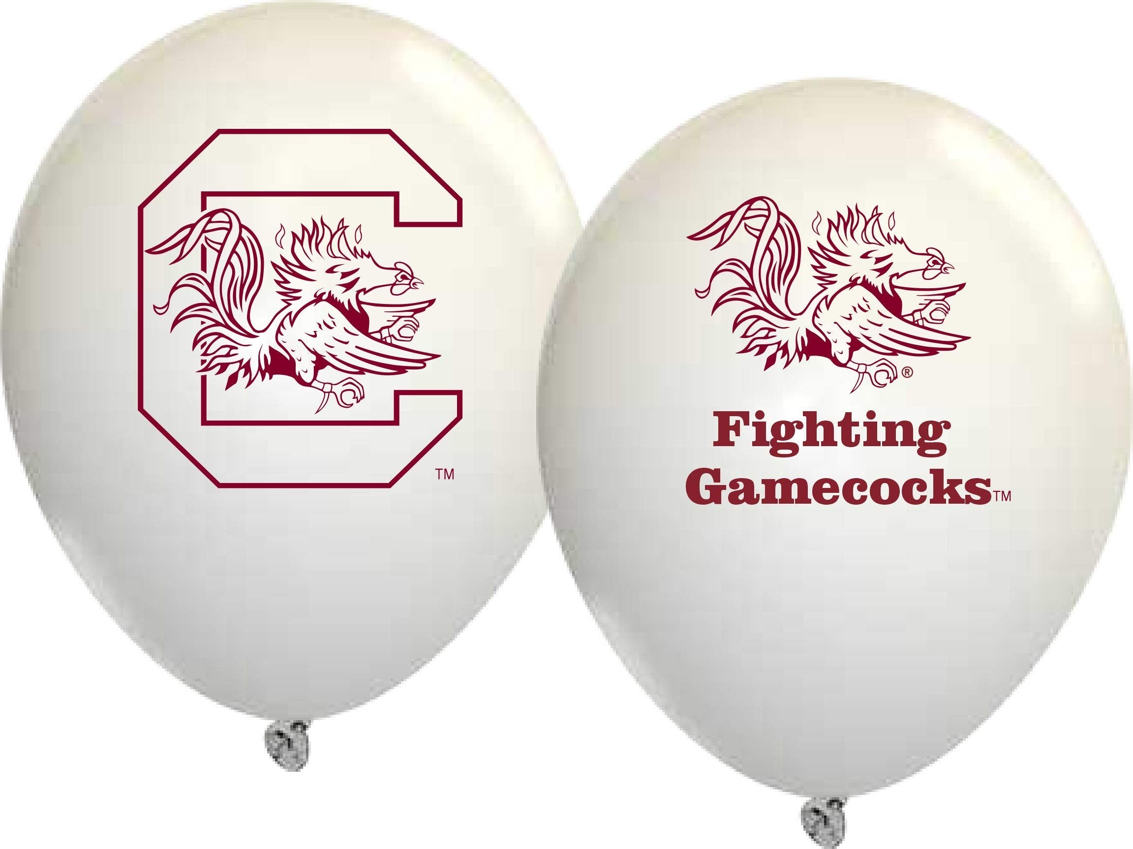 South Carolina Gamecocks Balloons - 10 Pack 11-Inch Helium-Quality Latex by Westrick