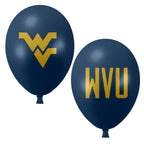 Westrick West Virginia Mountaineers Balloons – 11inch Latex, 10 Pack, Official Licensed