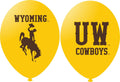 Westrick Wyoming Cowboys Balloons - Official Licensed 11 Inch Latex, 10 Pack for Game Day Decor