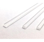 Weststone 25pcs Flat Clear Cake Topper Sticks – 6in, 4mm Thick, Transparent Acrylic