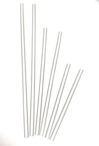 Weststone 25pcs Flat Clear Cake Topper Sticks – 6in, 4mm Thick, Transparent Acrylic