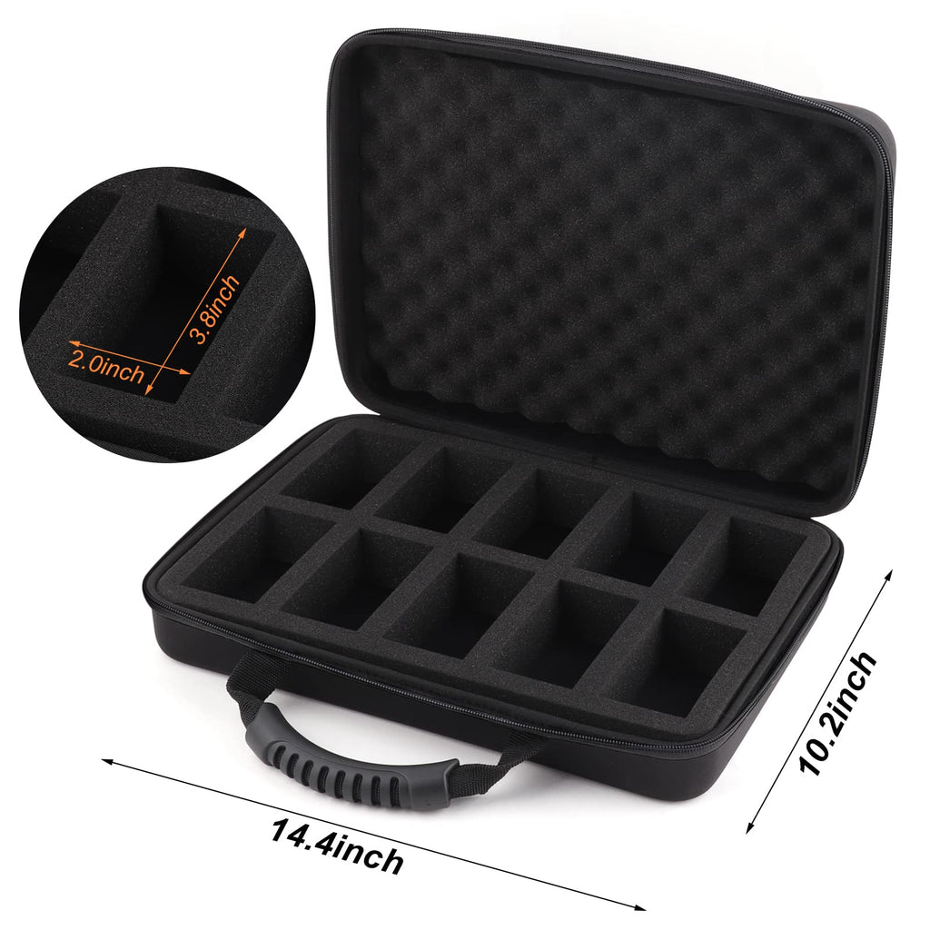 Wevbsiy 1200-2200 Card Case — Durable Travel Storage for Cards Against Humanity, Pokemon, MTG & Sports Cards