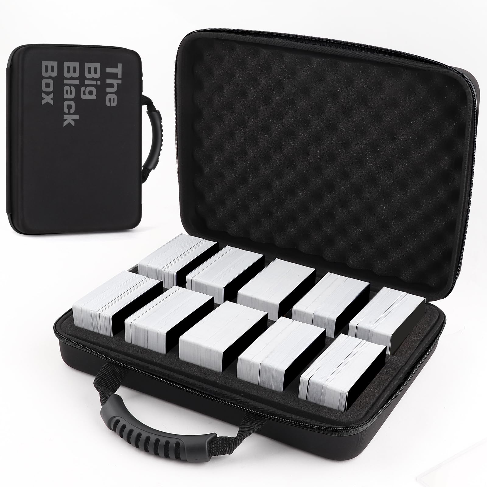 Wevbsiy 1200-2200 Card Case — Durable Travel Storage for Cards Against Humanity, Pokemon, MTG & Sports Cards