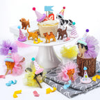 Weysat 27 Pcs Dog Cake Toppers – Puppy Figures, Hats & Skirts