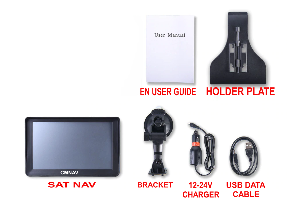 7" CMNAV PRO Truck (Bluetooth Phone Calls Supported)