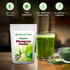 Organic Wheatgrass Powder - Bulk 5 lb - 100% Pure, Raw, Non-GMO, Vegan | Green Superfood
