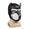 Mr S Leather NEOPRENE Puppy Hood | Black & White