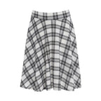 ROCKTHOSECURVES TARTAN A-LINE SWING SKATER SKIRT WITH ELASTICATED WAIST