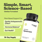 Wholesome Story Organic Spearmint Capsules - 1000mg Spearmint Leaf, Supports Hormones & Digestion | Mentha Spicata