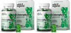 Wild & Organic Chlorophyll Gummies 50mg - Detox Cleanse, Vegan & Non-GMO, 60 Chews (Pack of 2)