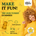 Wild & Organic Magnesium Citrate Gummies 400 mg | Mood & Calm Support (Pack of 2)