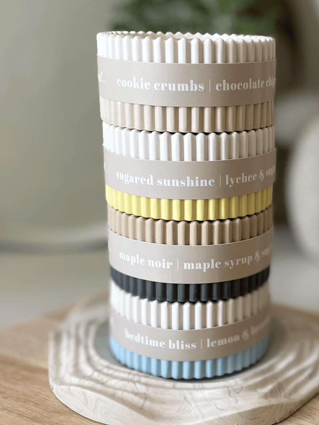 Wildflower Stoneware Soy Candle – Eco-Friendly Floral Home Fragrance