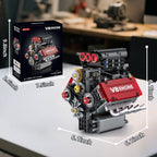 WINGIFT V8 Engine Building Set – 8-Cylinder STEM Model Kit That Runs