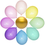 WinkyBoom Pastel Balloons - 12in, 101-Piece Set for Unicorn Birthday & Rainbow Parties