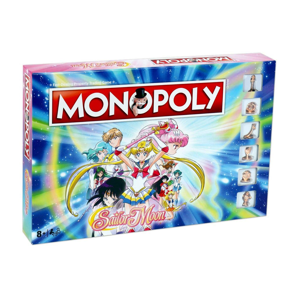 Winning Moves Monopoly Sailor Moon Edition Board Game – 2+ Players, Ages 9+