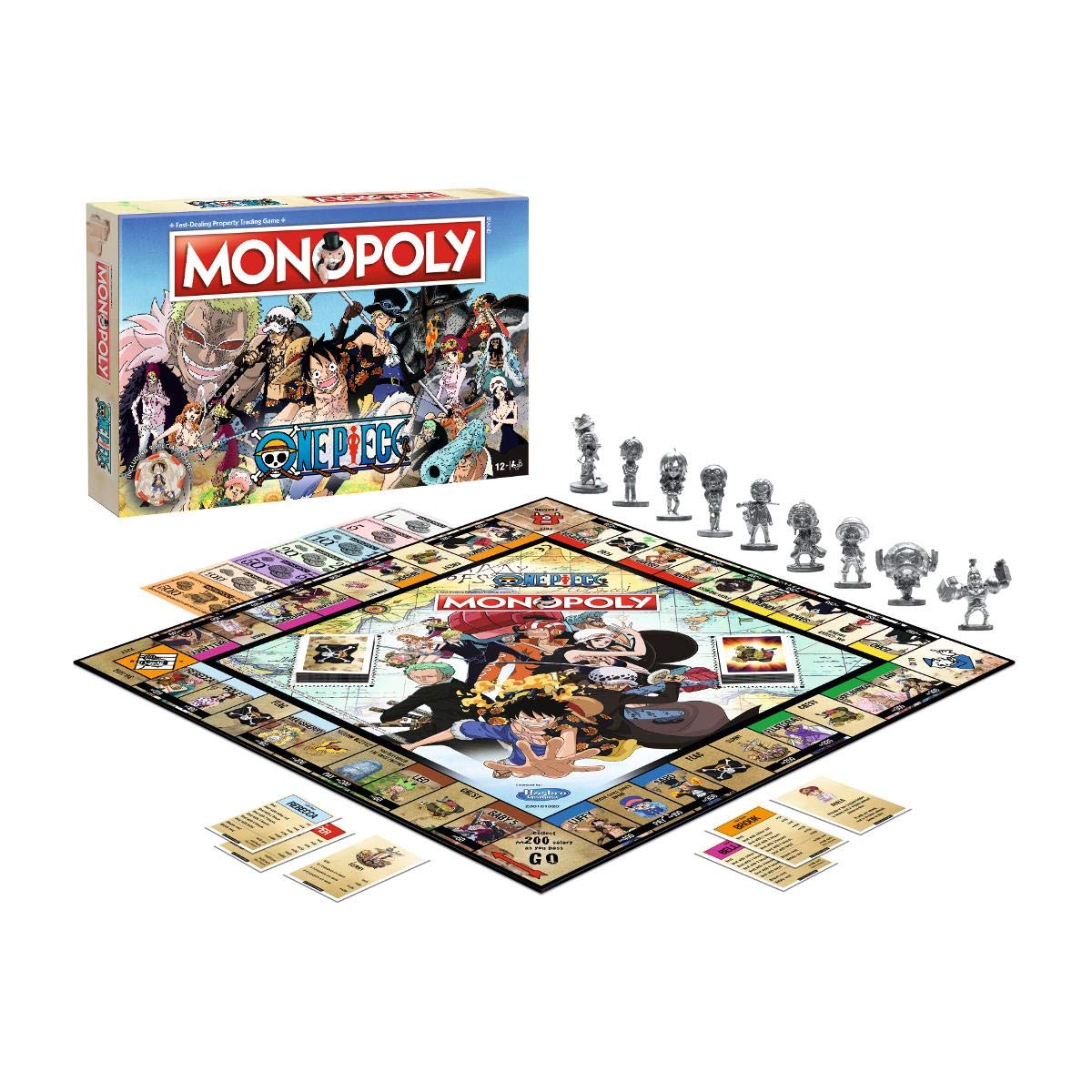 One Piece Monopoly Board Game for 2-8 Players | Winning Moves