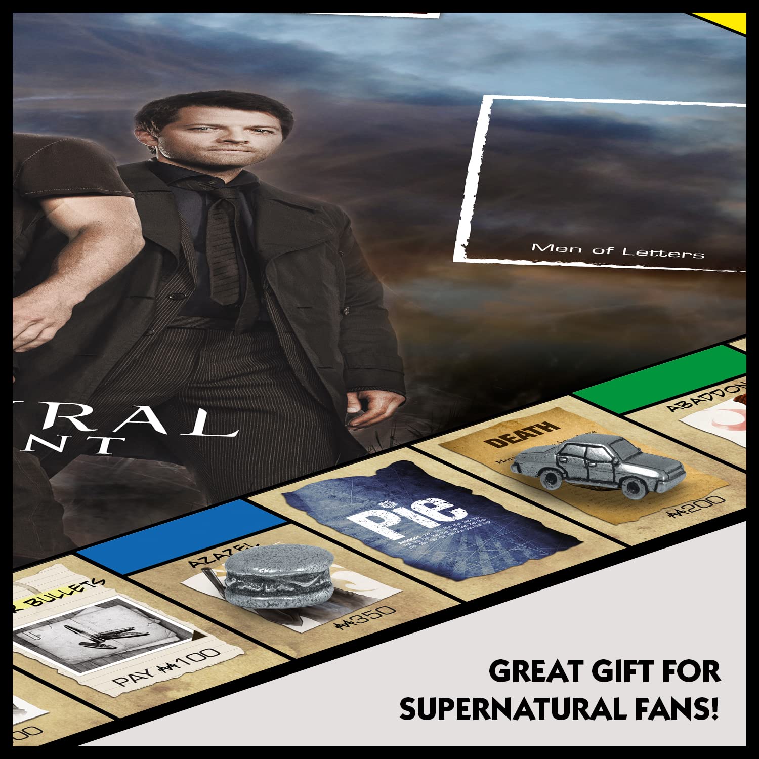 Winning Moves Supernatural Monopoly Board Game – Sam & Dean Edition for Ages 16+