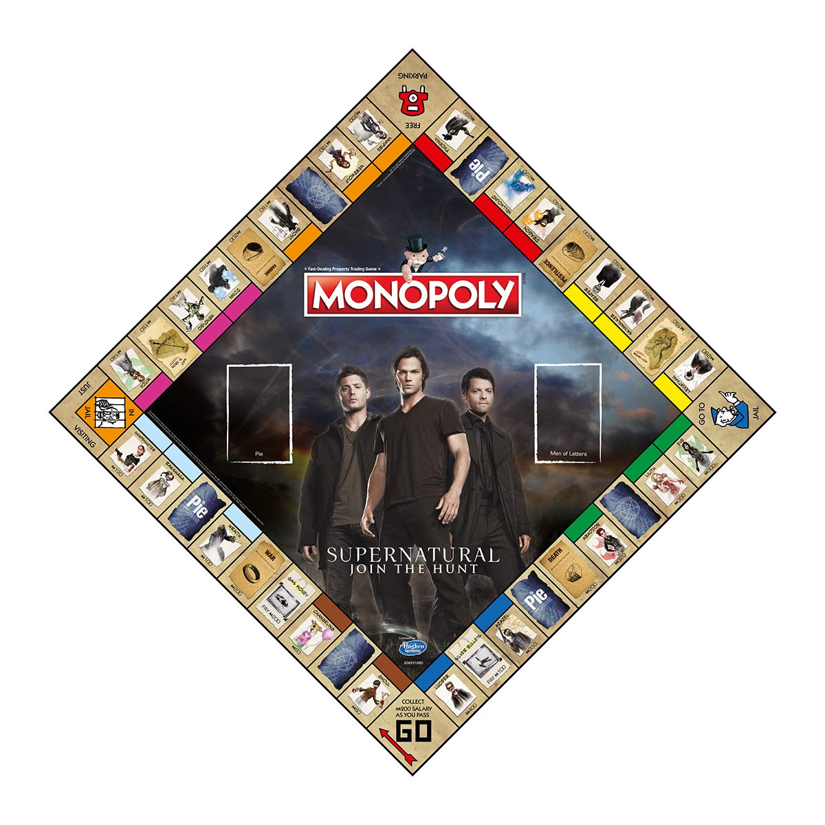 Winning Moves Supernatural Monopoly Board Game – Sam & Dean Edition for Ages 16+
