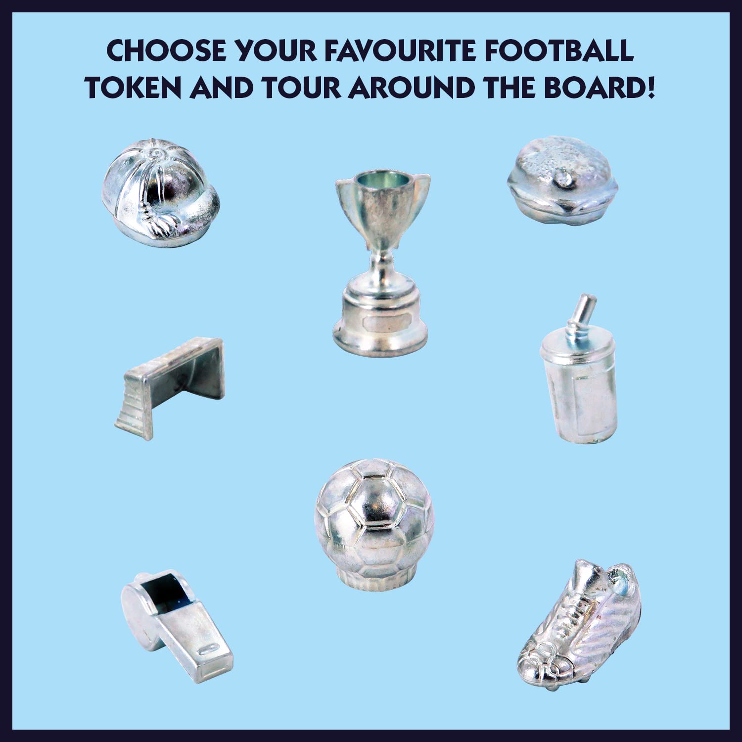 Winning Moves World Football Stars Monopoly – Ronaldo, Messi, Kane & Salah | Ages 8+