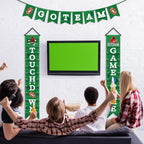 Wiooffen Football Porch Sign Banners – Welcome Door Banner for Game Time & Parties
