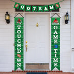 Wiooffen Football Porch Sign Banners – Welcome Door Banner for Game Time & Parties