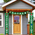 Wiooffen Football Porch Sign Banners – Welcome Door Banner for Game Time & Parties