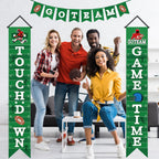 Wiooffen Football Porch Sign Banners – Welcome Door Banner for Game Time & Parties