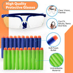 Wishery Nerf Party Supplies — 12 Sets for Boys Birthday War Bulk Pack