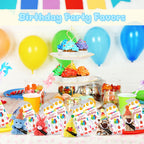 Wiwiqing 24-Set Birthday Mini Stuffed Animals – Plush Party Favors & Gift Bags