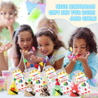 Wiwiqing 24-Set Birthday Mini Stuffed Animals – Plush Party Favors & Gift Bags