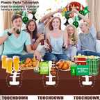 WNINK 2 Pack Football Tablecloth – Disposable 54x108 in Table Cover for Football Parties