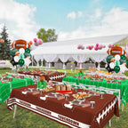 WNINK 2 Pack Football Tablecloth – Disposable 54x108 in Table Cover for Football Parties