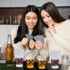 Wobeny 50-Pack 12 oz Casino Party Cups – Disposable Playing Card Design