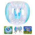 Wodesid Inflatable Bumper Balls for Adults – 4ft Blue & White, Ultra-Thick 0.3mm PVC
