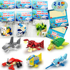WODMAZ 24-Pack Sea Animal Building Blocks – Easter Toys & Party Favors