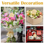 Wolpark 20pcs Gold Mirror Acrylic Cupcake Toppers | Happy Birthday Round Cake Picks, Reusable & Elegant