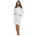 Daisy Dreamer Women's 100% Cotton Waffle Bath Robe Belted Design Deep Pockets Soft Touch