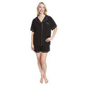 Daisy Dreamer Women's Black Short Pyjama Set Super Soft Sleepwear with Button Up Top