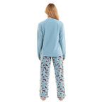 Daisy Dreamer Womens Dachshund Polar Fleece Pyjama Set With Hood Embroidered Detailing