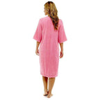 Daisy Dreamer Womens Terry Towelling Bath Robe Zip Through 100% Cotton Ultra Absorbent