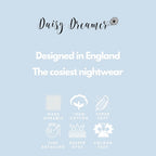 Daisy Dreamer Womens Terry Towelling Bath Robe Zip Through 100% Cotton Ultra Absorbent