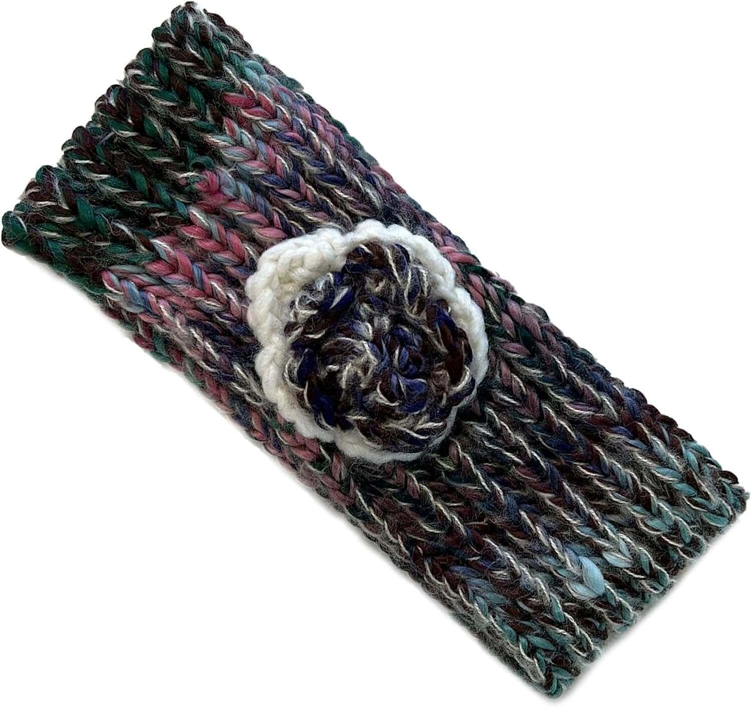 Daisy Dreamer Women's Knitted Headband And Hand Warmer Set Acrylic One Size Warm Winter