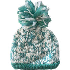 Sock Stack Women's Hand Knitted Daisy Pattern Winter Hat Headband Mittens Set In Red Breathable Cotton Rich Everyday Pack