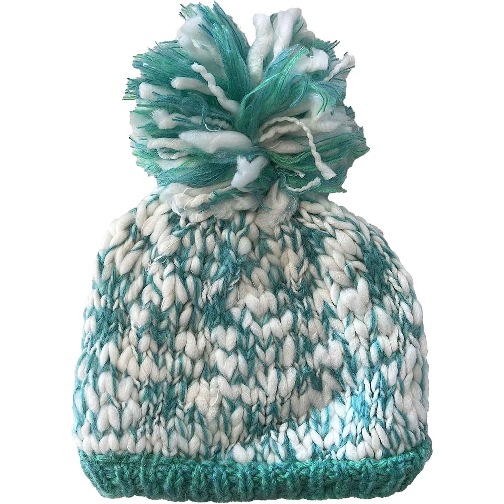 Sock Stack Women's Hand Knitted Daisy Pattern Winter Hat Headband Mittens Set In Red Breathable Cotton Rich Everyday Pack