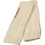 Sock Stack Women's Hand-Knitted Winter Hat Scarf And Hand Warmer Set With Inga Button