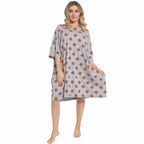 Daisy Dreamer Womens Nightdress Cream Highland Cow 100% Cotton Soft Baggy Oversized Nightshirt