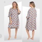 Daisy Dreamer Womens Nightdress Cream Highland Cow 100% Cotton Soft Baggy Oversized Nightshirt