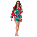 Daisy Dreamer Women's Jaguar Jungle Leopard Short Pyjama Set Button Up Sleepwear