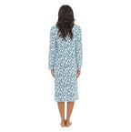 Daisy Dreamer Women's Long Sleeve Fleece Nightdress Floral Print Cosy Winter Super Soft Cosy Sleepwear